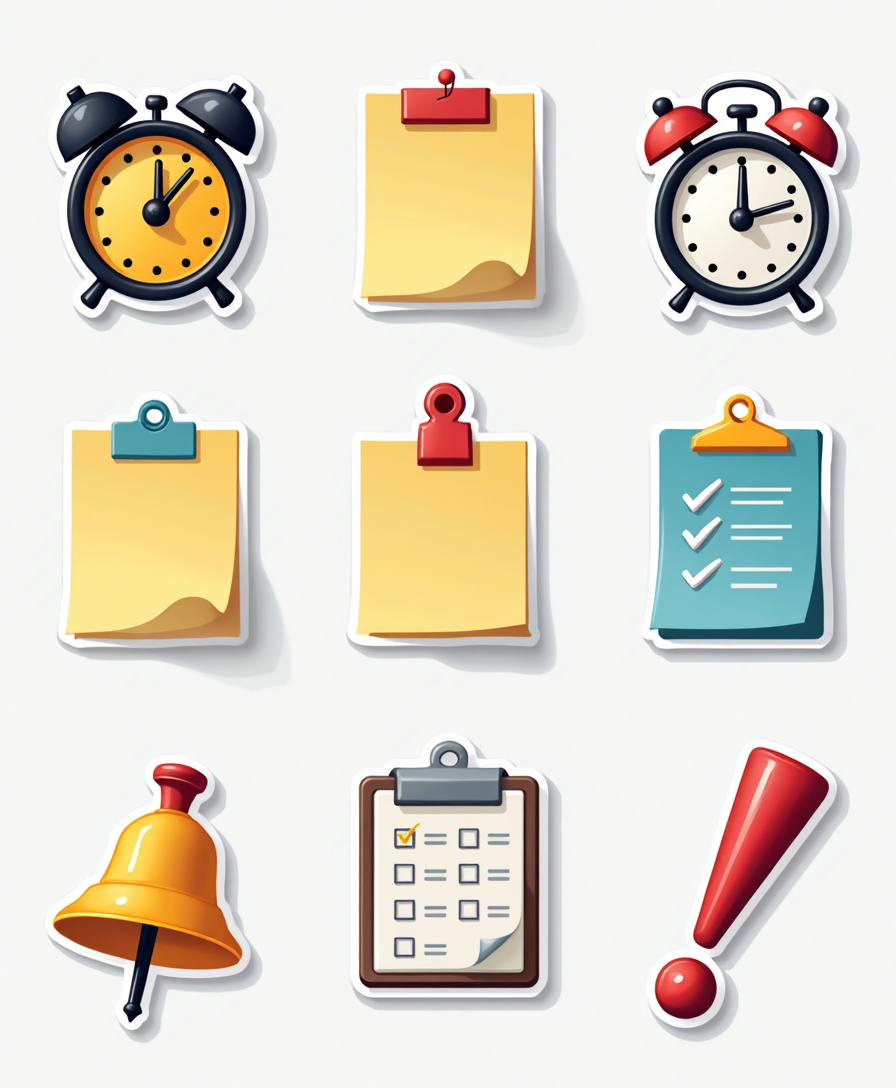 Reminder & To-Do - Sticker Sheet v12